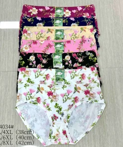 Majtki Damskie,Size 3xl/4xl-7xl/8xl, paczka 24szt, mix kolor