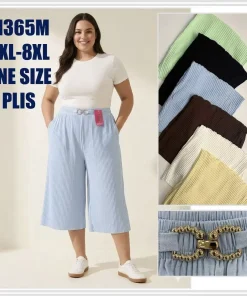 Spodnie Damskie,Size 3xl-8xl, paczka 12szt, mix kolor