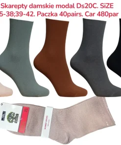 Skarpety Damskie, Size 35-42, paczka 40szt, mix kolor (Sao chép)