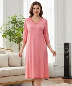 Koszule nocne DAMSKI ,size l-4xl,paczka 10szt,mix kolor