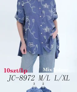 Koszule Damskie, size m/l-l/xl, paczka 10szt, mix kolor