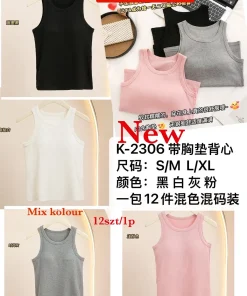 Bluzki Damskie, size s/m-l/xl, paczka 12szt, mix kolor