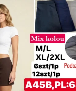 Spódnica krótka Damskie, Size m/l-xl/2xl, paczka 12szt, mix kolor (Sao chép)