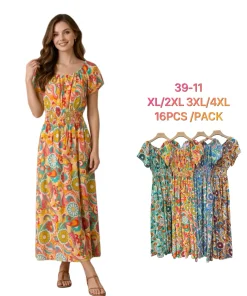 Sukienki Damskie, Size xl/2x-3/4xl, paczka 16szt, mix kolor (Sao chép)