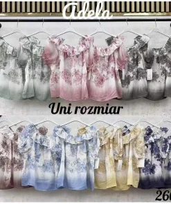 Bluzki DAMSKA WŁOSKA, Size uni ,paczka 6szt mix kolor (Sao chép)
