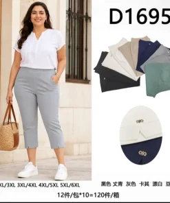 Spodnie Damskie,Size 2xl/3xl-5xl/6xl, paczka 12szt, mix kolor
