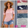 Bluzki damskie , Size 2/3-4/5xl,paczka 12szt, mix kolor (Sao chép)