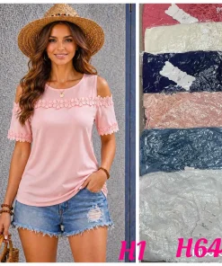 Bluzki damskie , Size 2/3-4/5xl,paczka 12szt, mix kolor (Sao chép)