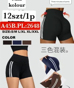 Spodenki Damskie, Size s/m-xl/2xl, paczka 12szt, mix kolor