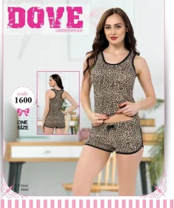 Piżamy Damskie, One Size, paczka 8szt, mix kolor