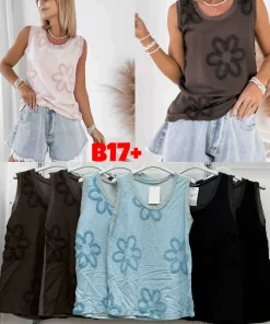Bluzki damskie wloskie, Size uni ,paczka 6szt mix kolor