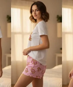 Piżamy Damskie, size s/m-3xl, paczka 5szt, 1 kolor (Sao chép)