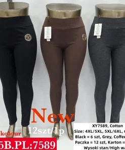 Spodnie Damskie, Size s/m-xl/x2l, paczka 12szt, mix kolor (Sao chép)