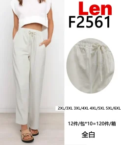 Spodnie Damskie,Size 2xl/3xl-5xl/6xl, paczka 12szt, 1 kolor