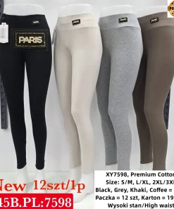 Spodnie Damskie, Size s/m-xl/2xl, paczka 12szt, mix kolor (Sao chép)