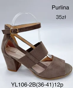 Buty Sandaly na Obcasie DAMSKIE (36- 41, 12par)