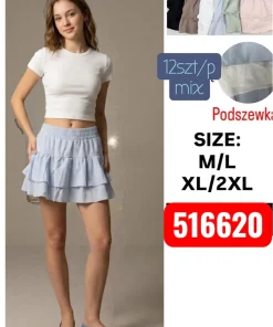 Spódnica krótka Damskie, size s/m-l/xl, paczka 12szt, 1 kolor (Sao chép)