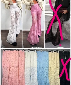 Spodnie DAMSKA WŁOSKA, Size uni ,paczka 6szt mix kolor (Sao chép)