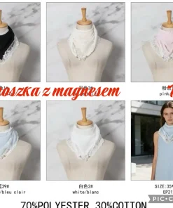 Szaliki Damskie ,paczka 12szt,mix kolor
