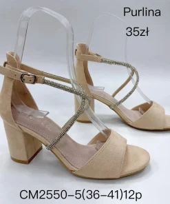 Buty Sandaly na Obcasie DAMSKIE (36- 41, 12par)