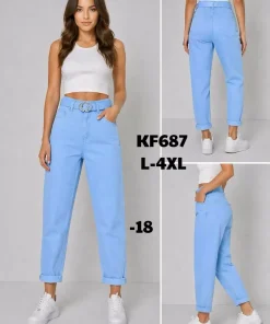 Jeansy damskie, Size l-4xl,paczka 10zt, 1kolor (Sao chép)