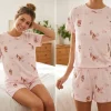 Piżamy Damskie, size s/m-3xl, paczka 5szt, 1 kolor (Sao chép)
