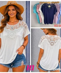 Bluzki Damskie, Size 2/3xl-4/5xl, paczka 12szt, mix kolor (Sao chép)