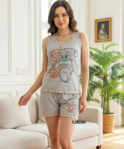 Piżamy DAMSKI ,size s-2xl,paczka 10szt,szary kolor