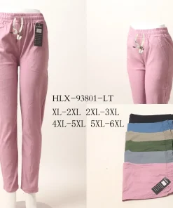 Spodnie Damskie,Size xl/2xl-5xl/6xl, paczka 12szt, mix kolor