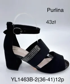 Buty Sandaly na Obcasie DAMSKIE (36- 41, 12par)