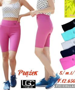 Leginsy Damskie,Size s/m-l/xl, paczka 12szt, mix kolor