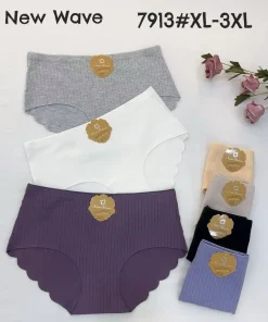 Majtki Damskie, Size xl-3xl, paczka 24szt, mix kolor
