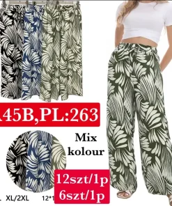 Spodnie Damskie,Size m/l-xl/2xl, paczka 12szt, mix kolor