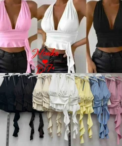 Bluzki damskie wloskie, Size uni ,paczka 6szt mix kolor
