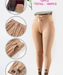 Legginsy Damskie, Size 2xl/3xl-5xl/6xl, paczka 12szt, mix kolor (Sao chép)