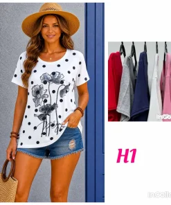 Bluzki damskie , Size xl/2xl-2/3xl,paczka 12szt, mix kolor