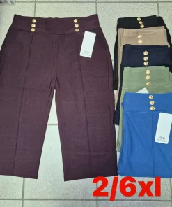 Spodnie Damskie, Size 2xl-6xl, paczka 12szt, mix kolor