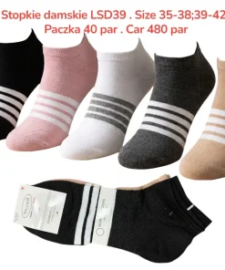 Stopki Damskie, Size 35-42, paczka 40szt, mix kolor (Sao chép)