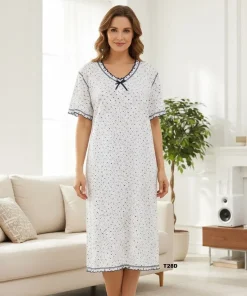 Koszule nocne DAMSKI ,size l-4xl,paczka 10szt,jasny kolor