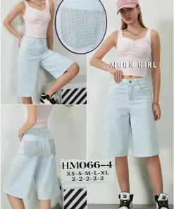 Spodenki jeansowe damskie, Size xs-xl,paczka 10zt, 1kolor (Sao chép)