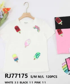 Bluzki Damskie, Size s/m-m/l, paczka 12szt, mix kolor