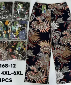 Spodnie Damskie, Size l-6xl, paczka 12szt, mix kolor