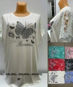 Bluzki DAMSKA , Size l/xl-4/5xl,paczka 12szt mix kolor