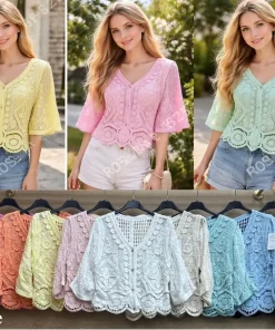 Bluzki damskie,size uni ,paczka 6szt, mix kolor
