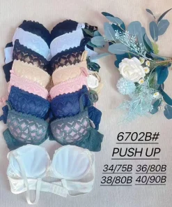 Biustonosz B Damskie,Size 34/75-40/90, paczka 6szt, 1 kolor