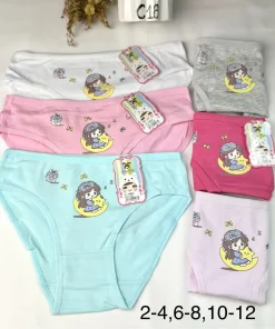 Majtki DZIECIĘCA, Size 4-14 lat, paczka 24szt, mix kolor (Sao chép)