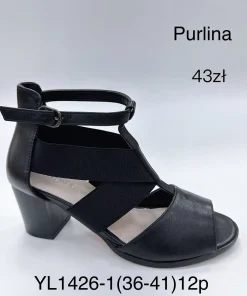 Buty Sandaly na Obcasie DAMSKIE (36- 41, 12par)