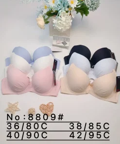 Biustonosz c Damskie, size 36/80-42/95, paczka 6szt, 1 kolor
