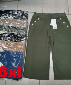 Spodnie Damskie,Size 2xl-6xl, paczka 12szt, mix kolor