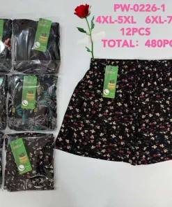 Spodenki Damskie, Size 2xl/3xl-4xl/5xl, paczka 12szt, mix kolor (Sao chép)